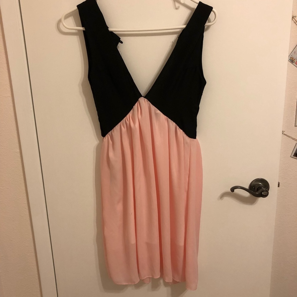 Plunging Neckline Dress